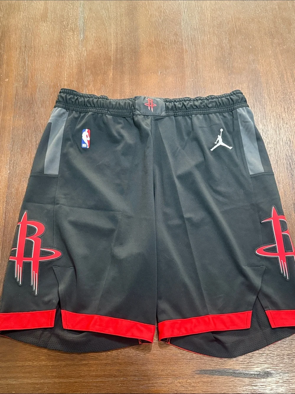 Jordan Houston Rockets On Court Player Shorts Nike 42 Pro Cut Game NBA Black